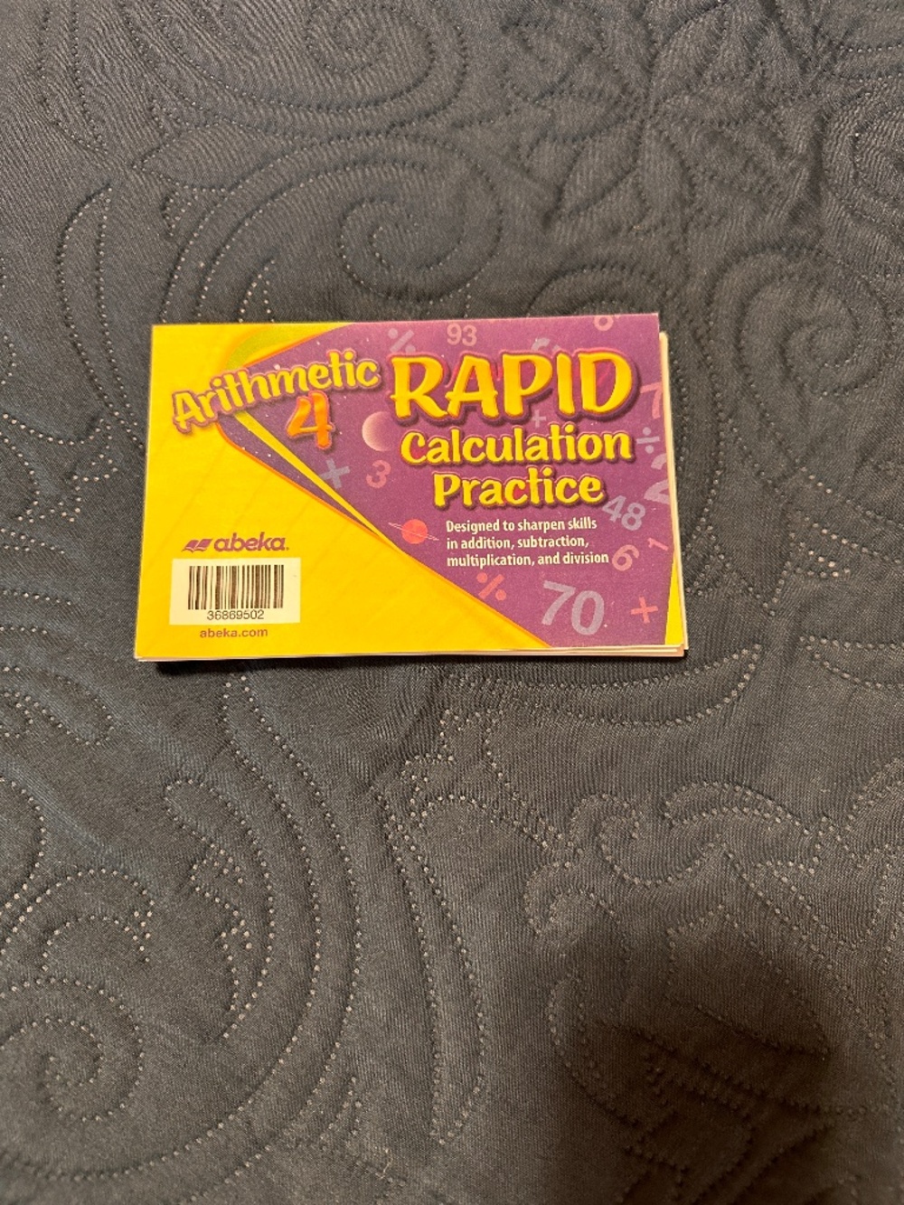 Abeka Arithmetic 4 Rapid Calculation Practice Flashcards
